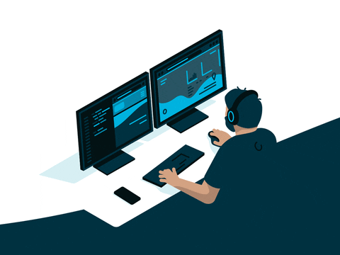 coding home page gif